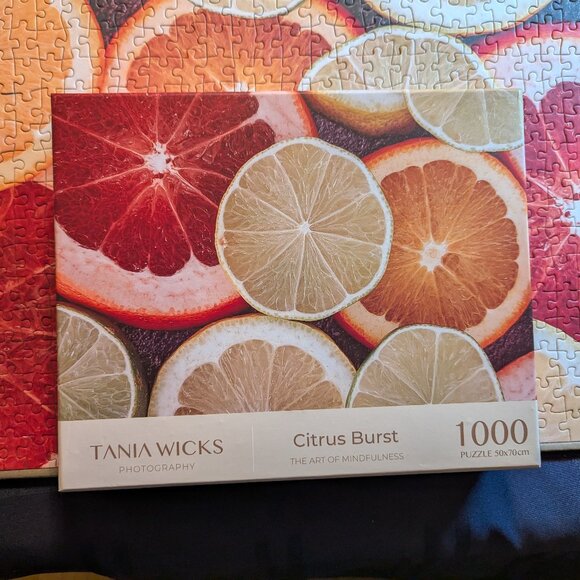 Tania Wicks citrus burst 1000 piece puzzle - Picture 1 of 2